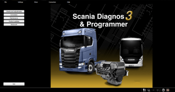 Scania diagnoseverktøy SDP3 - Med VCI3 interface, diagnoseverktøy. lastebil diagnose, diagnose lastebil