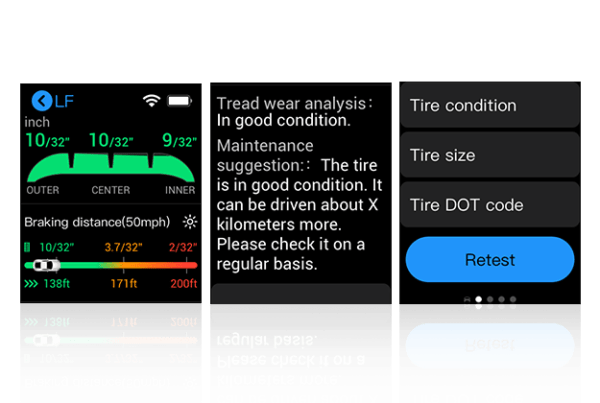 Autel MaxiTPMS TBE 200 live data
