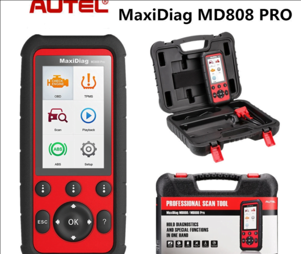 MaxiDiag MD808 Pro multifunksjons diagnose
