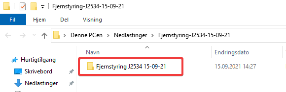 Fjernstyring med J2534 interface