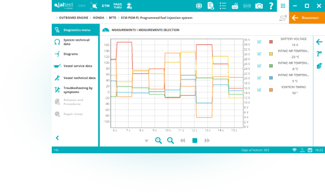 Jaltest Universaldiagnose - Marine - programvare 2