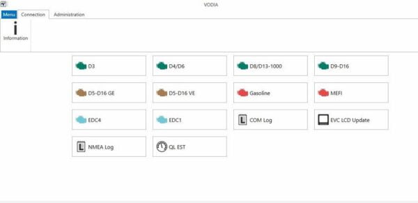 Vodia5 diagnose for pentamotorer